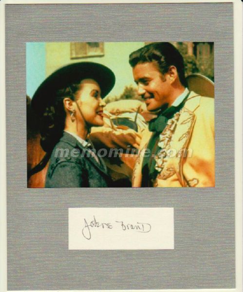 Brand Jolene ZORRO Original Hand Signed 8x10 Display - Click Image to Close